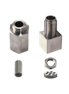 Generic 90 Degree O2 Oxygen Sensor Extender Spacer Engine Light Adapter Accessories M18*1.5 Iron Nickel Plating  - Image 1