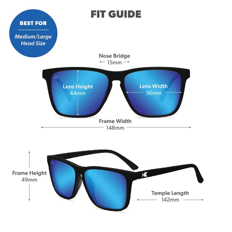 Knockaround Fast Lanes Sport Polarized Lightweight Sunglasses for Men & Women - UV400 Protection - Running - Image 5