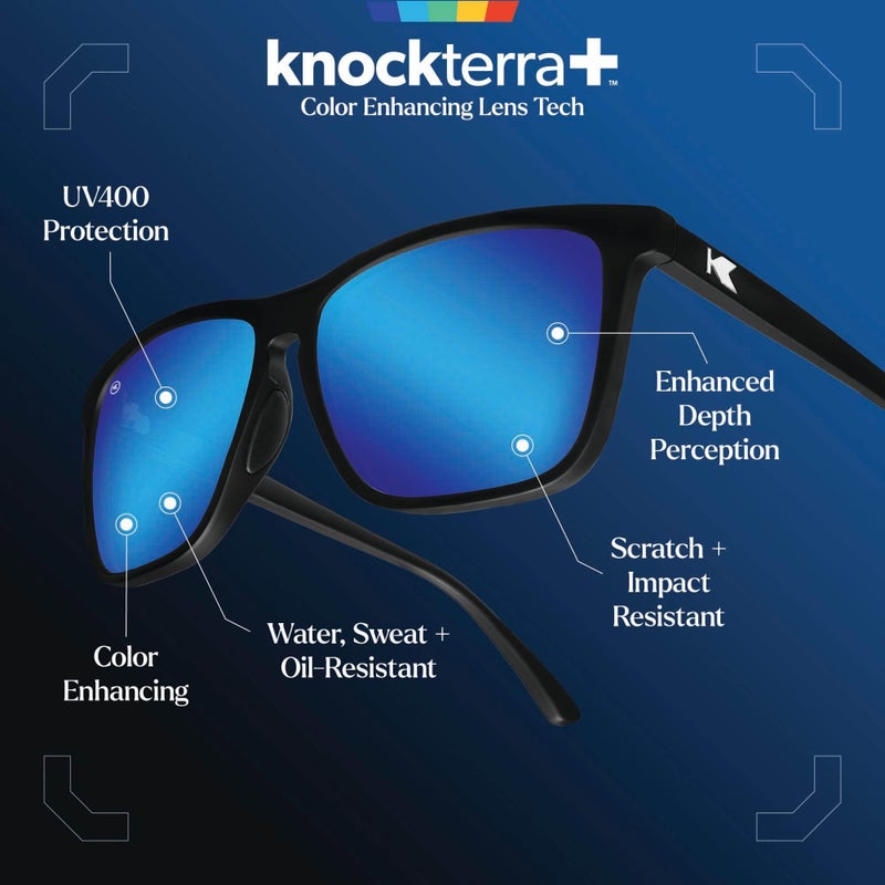 Knockaround Fast Lanes Sport Polarized Lightweight Sunglasses for Men & Women - UV400 Protection - Running - Image 2