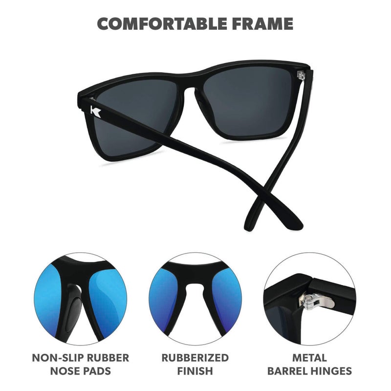 Knockaround Fast Lanes Sport Polarized Lightweight Sunglasses for Men & Women - UV400 Protection - Running - Image 3