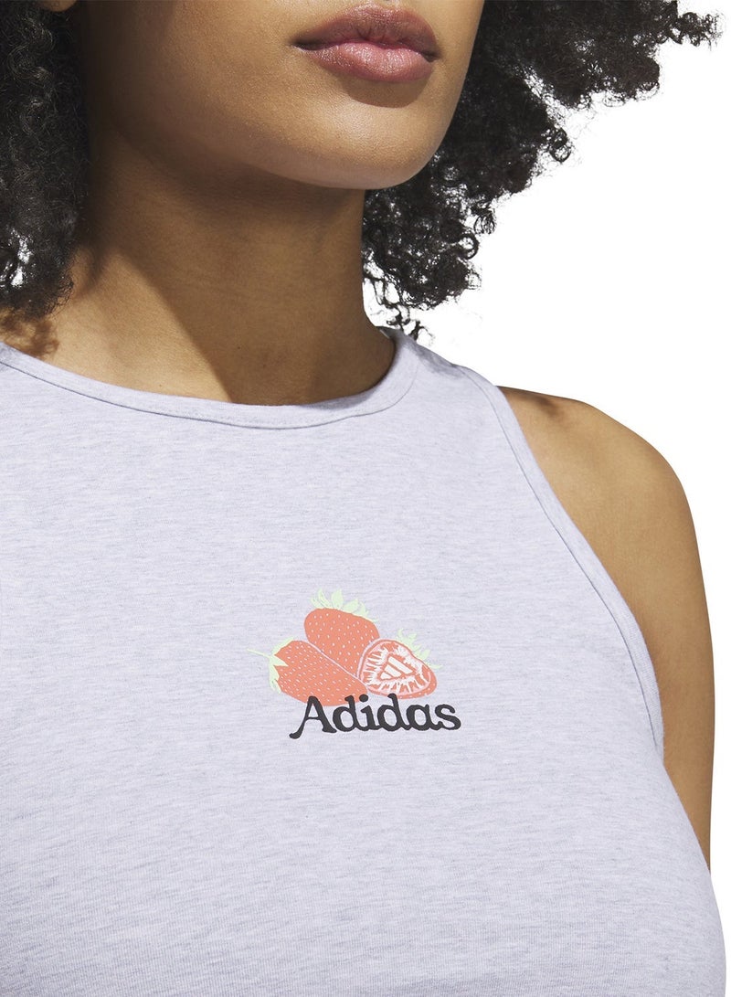 Adidas farmers market graphic tank top - Image 3