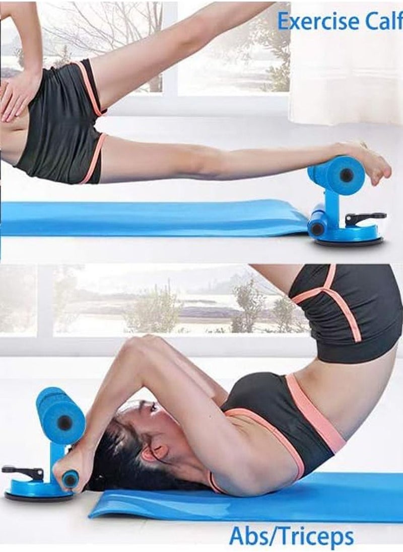 Generic - Portable Sit Up Bar For 6 Pack Abs, Core Workout, Ab Exercise And For Burning Fat And Calories, Self Suction Sit Up Assistant Device with 4 Adjustable Heights And Dual Sticks Design for Body Building - Image 1
