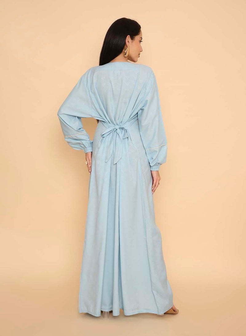 HANA & SARA Pure viscose long traditional arabic jalabiya dress for womens - Image 2