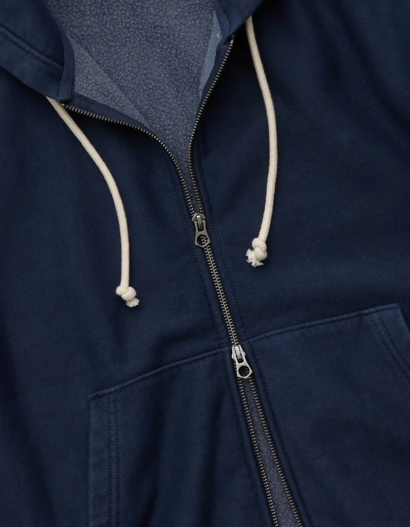 American Eagle  AE Laidback Luxe Full-Zip Hoodie for Men | Best Price UAE