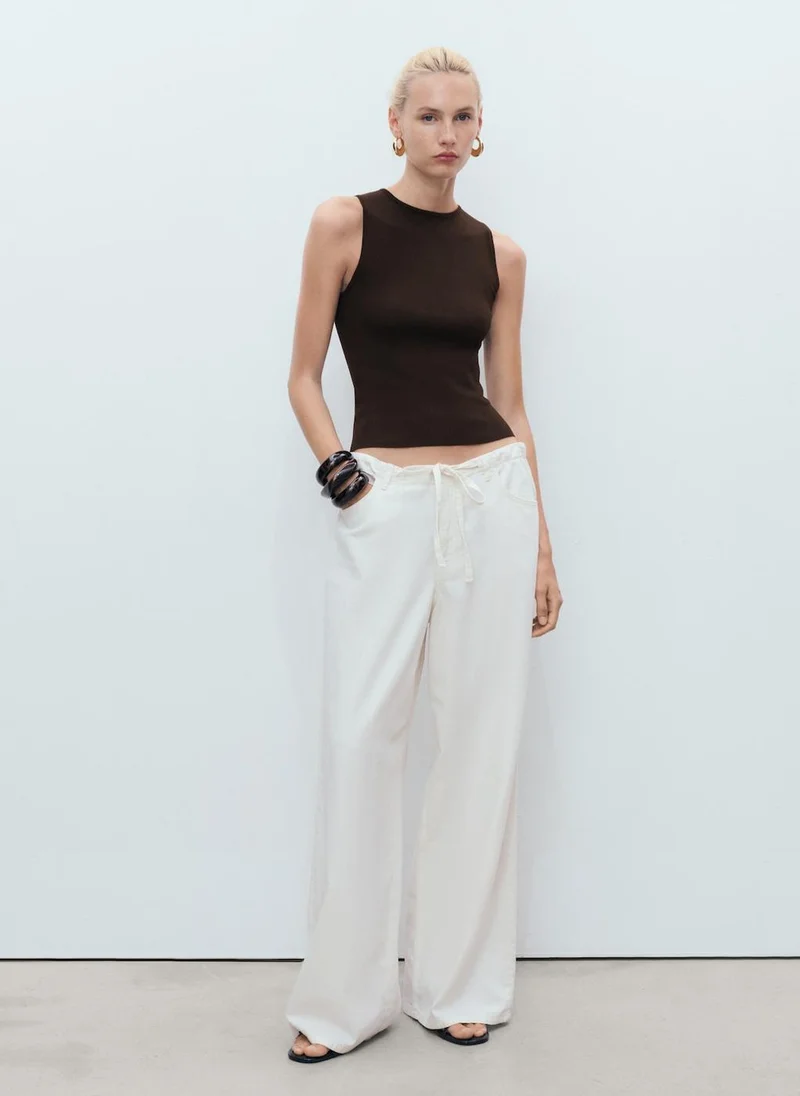 MANGO Fine-Knit Top