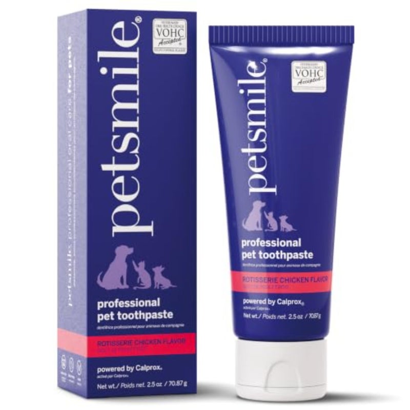 Professional Dog Toothpaste VOHC Approved Flavored Pet Toothpaste with Plaque Control Human-Grade Ingredients Clean Teeth and Improves Dental Health - Image 1