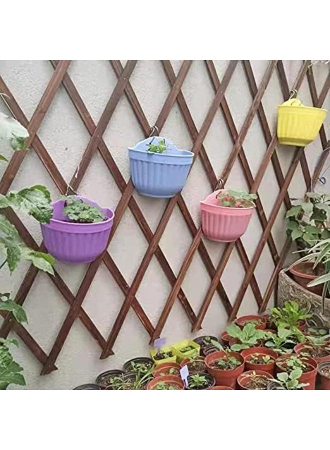 لوحة حائط سياج شبكي خشبي للحديقة - إطار تعريشة قابل للتمدد للنباتات المتسلقة واللبلاب والكروم - Image 3