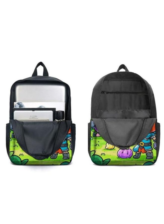 Cartoon three-piece schoolbag with zipper - 641  - Image 4
