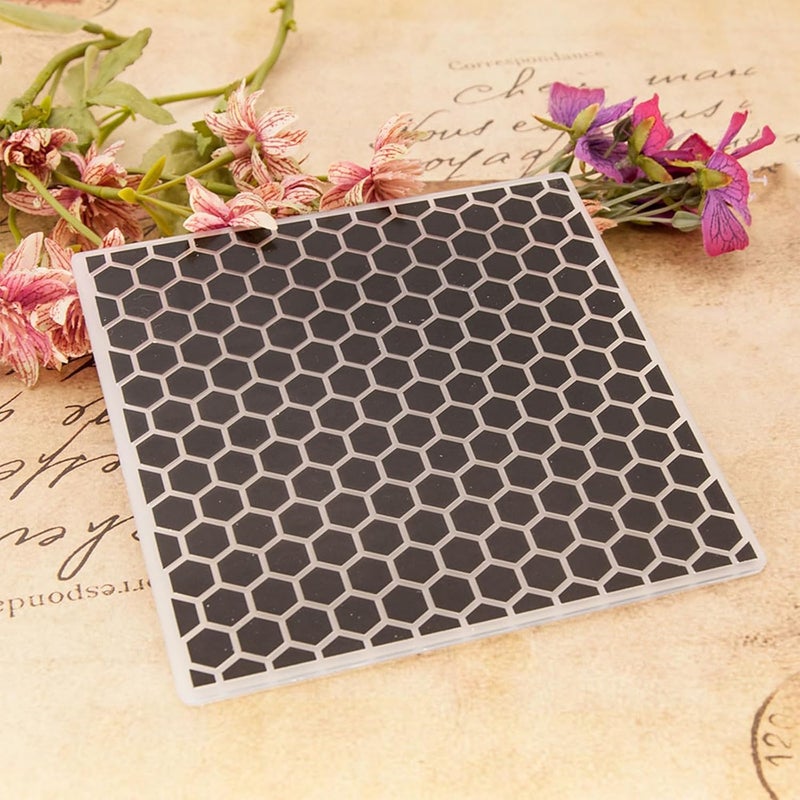 Textured Embossing Folders 6x6Inch Paper Templates Tool for Scrapbooking Holiday Greeting Card Making Folders Christmas - Image 2
