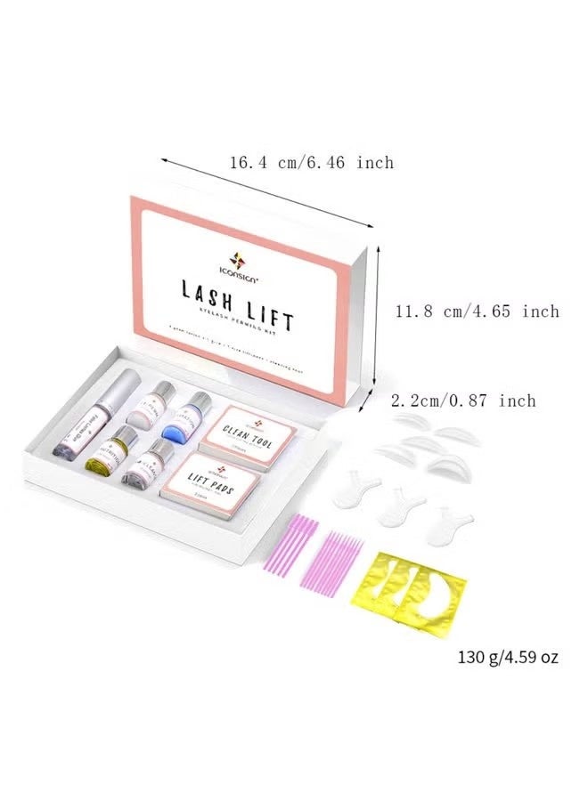 ICONSIGN Professional Lash Lift Perm Kit, Semi Permanent Eyelash Curling Set, All In One Eye Makeup Lifting Tools - Image 2