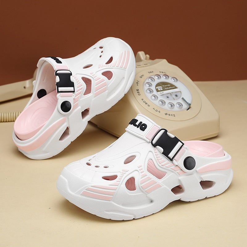 Parent-Child Style Outdoor Clogs, Summer Casual Couple'S Non-Slip Eva Slippers, Fashionable Men'S And Women'S Beach Sandals - Image 3