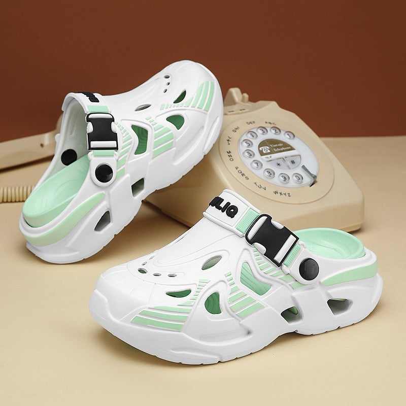 Parent-Child Style Outdoor Clogs, Summer Casual Couple'S Non-Slip Eva Slippers, Fashionable Men'S And Women'S Beach Sandals - Image 4