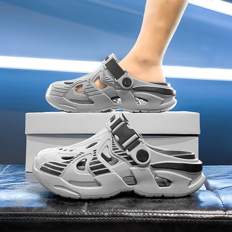 Parent-Child Style Outdoor Clogs, Summer Casual Couple'S Non-Slip Eva Slippers, Fashionable Men'S And Women'S Beach Sandals - Image 1