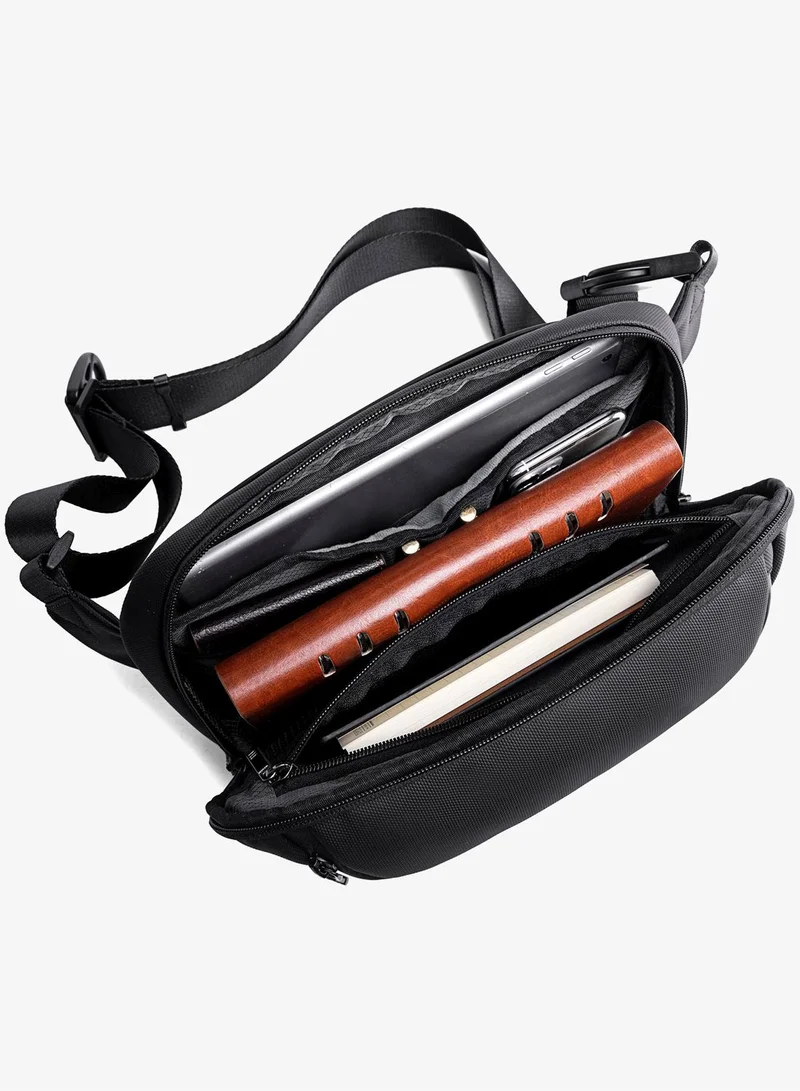 Arctic Hunter Black Stylish Crossbody Bag Anti Theft Water Repellent Chest Bag for Men Women on Shopping Travel Office Hiking, Y00561, Black  | Best Price UAE