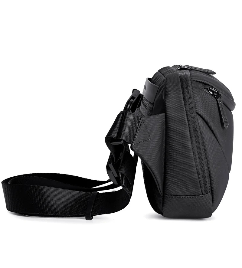 Arctic Hunter Black Stylish Crossbody Bag Anti Theft Water Repellent Chest Bag for Men Women on Shopping Travel Office Hiking, Y00561, Black  | Best Price UAE