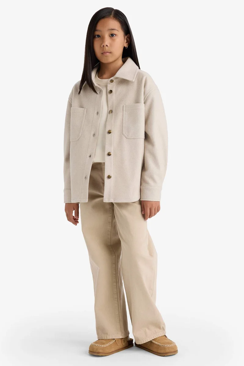 Defacto Girl Long Sleeve Buttons Shirt