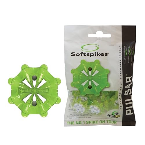 SOFTSPIKES Golf Spikes Fast Twist 3.0 Pulsar Cleats, Green, Clamshell US - Image 1