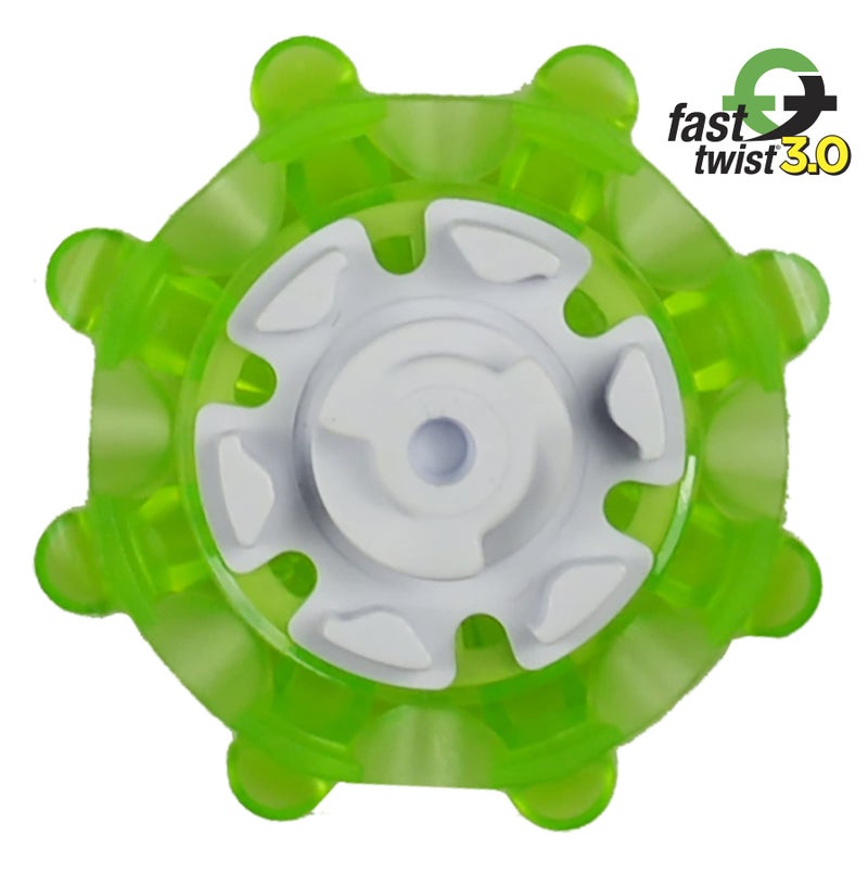 SOFTSPIKES Golf Spikes Fast Twist 3.0 Pulsar Cleats, Green, Clamshell US - Image 3