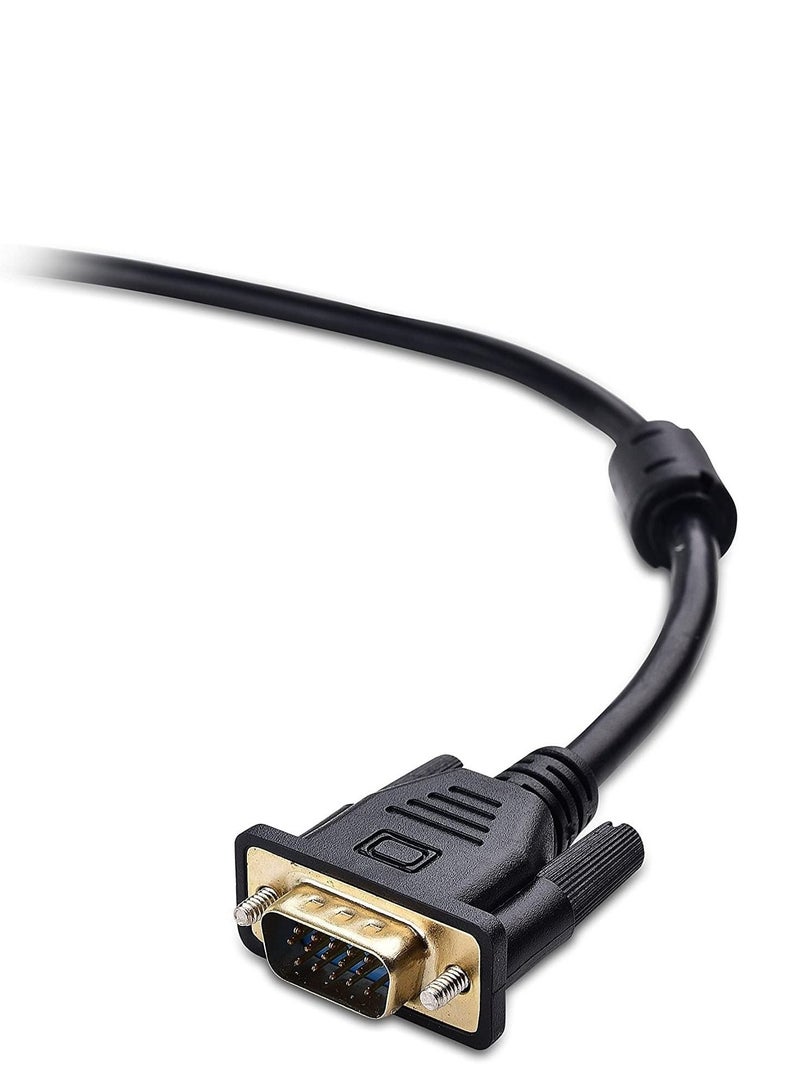 DKURVE كابل تمديد VGA ذكر إلى أنثى محول فيديو HD15 لشاشة الكمبيوتر المحمول 3م - Image 5