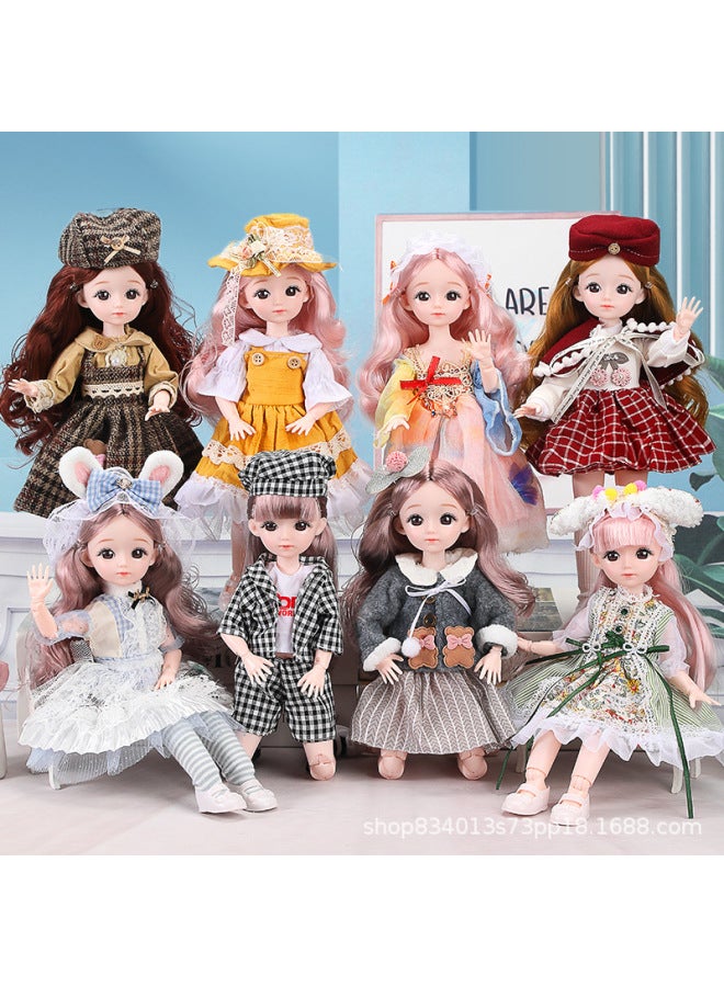 High-looking 30cm Yi Tian Barbie Doll Little Princess Suit 20 Joint BJD Girl Birthday Gift Toy-Color:Yunqing-Height:Real Eye Version + Full Joint Movable ]  - Image 5