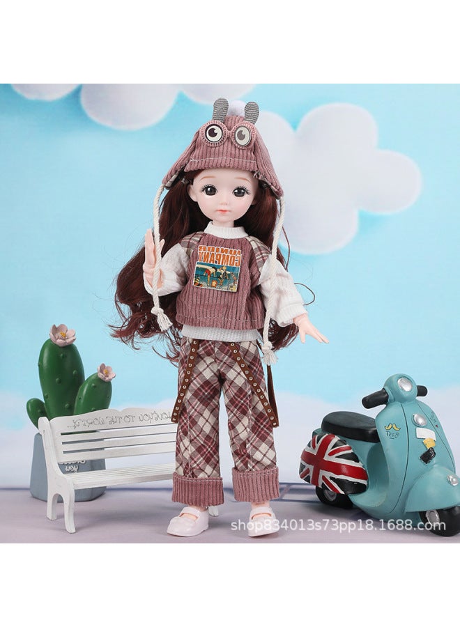 High-looking 30cm Yi Tian Barbie Doll Little Princess Suit 20 Joint BJD Girl Birthday Gift Toy-Color:Yunqing-Height:Real Eye Version + Full Joint Movable ]  - Image 1