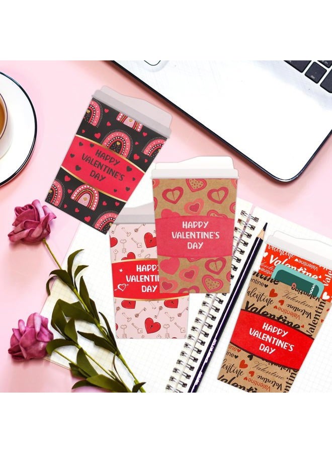 WorldBazaar Valentines Day Coffee Cards Greeting Card Valentine Gift With Card Slot for Friends Family - Image 5