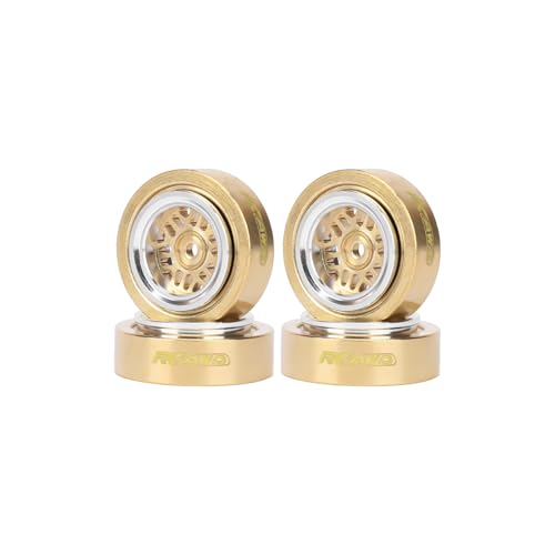 RCAWD SCX30 Brass Weights 70g RC Wheel Rims Beadlock GlueFree for Axial 130 SCX30 Series Upgrades Parts B - Image 1