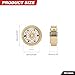 RCAWD SCX30 Brass Weights 70g RC Wheel Rims Beadlock GlueFree for Axial 130 SCX30 Series Upgrades Parts B - Image 4