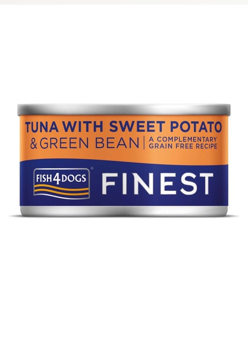 Fish4Dogs Tuna with Sweet Potato With Bean Wet Food 10X85G - Image 2