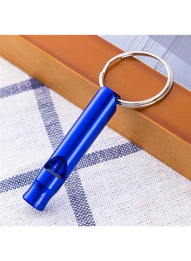 Generic Outdoor Metal Whistle Pendant With Keychain Keyring For Survival Emergency