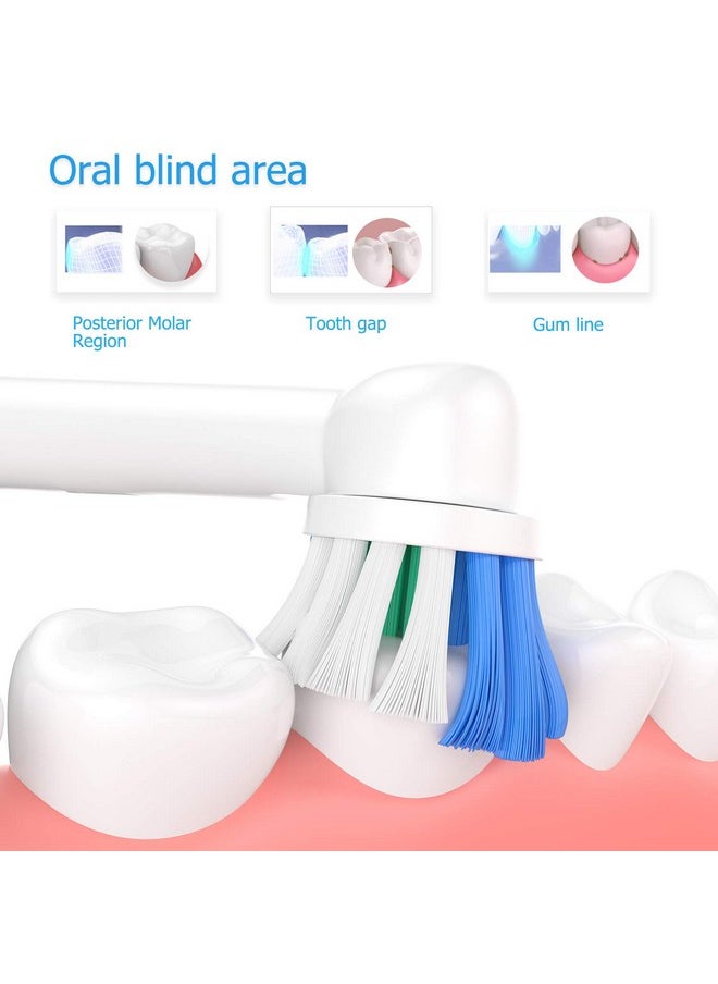 KHBD - Hbd Replacement Heads Compatible With Braun Oral B Electric Toothbrush Sensitive Toothbrush Heads For Pro 1000/9000/ 500/3000/8000/Smart/Geinus Toothbrush16 Pack - Image 1