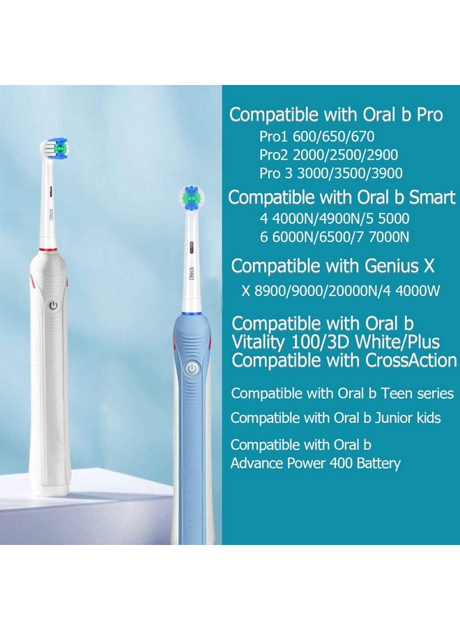 KHBD - Hbd Replacement Heads Compatible With Braun Oral B Electric Toothbrush Sensitive Toothbrush Heads For Pro 1000/9000/ 500/3000/8000/Smart/Geinus Toothbrush16 Pack - Image 1