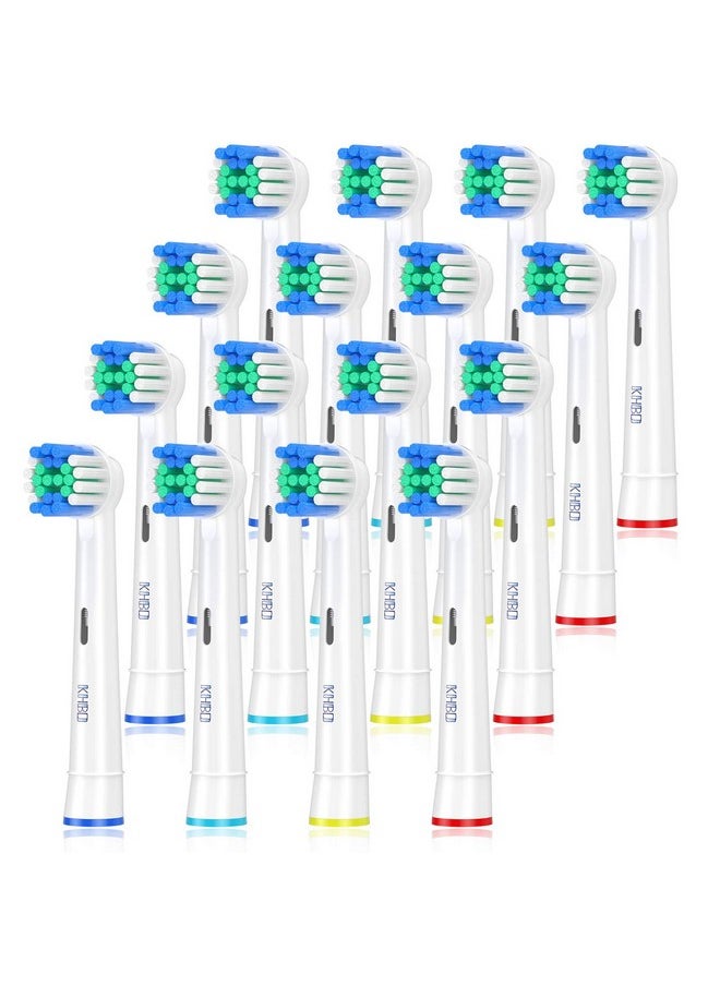 KHBD - Hbd Replacement Heads Compatible With Braun Oral B Electric Toothbrush Sensitive Toothbrush Heads For Pro 1000/9000/ 500/3000/8000/Smart/Geinus Toothbrush16 Pack - Image 1