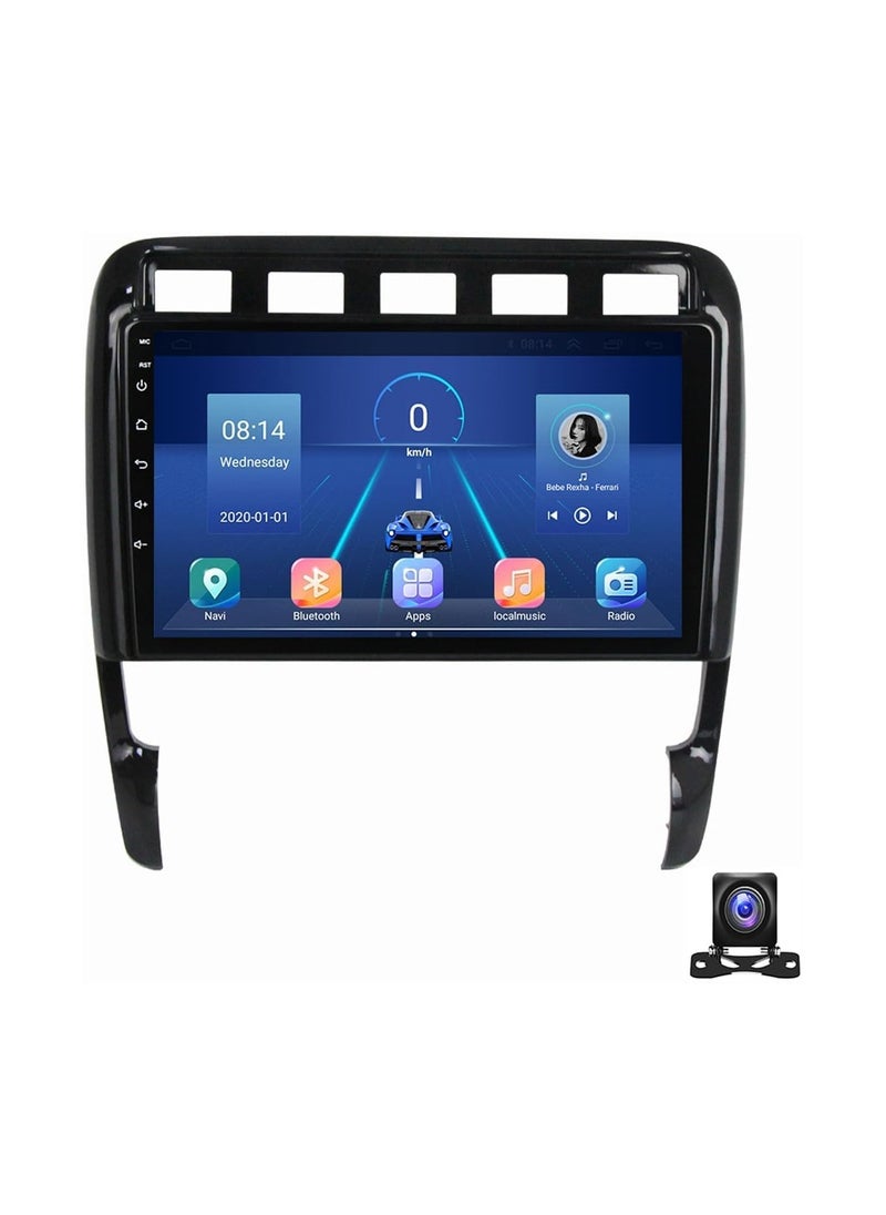 SHEZA STAR Android Car Stereo for Porsches Cayenne 2002 2003 2004 2005 2006 2007 2008 2009 2010 4GB RAM 64GB ROM 9 Inch Support Apple Carplay, MirrorLink WiFi BT, IPS Touch Screen with AHD Camera Included  - Image 1