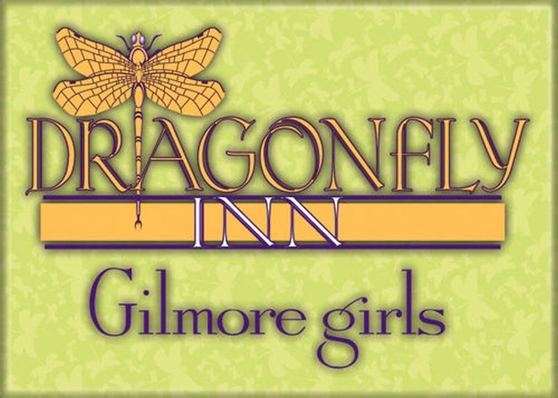 AtaBoy Gilmore Girls Dragonfly Inn Magnet Magnet  25 x 35 Magnet for Refrigerators Whiteboards  Locker Decorations