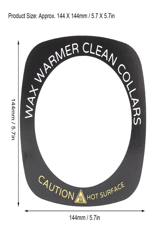 Brrnoo 10pcs Professional Wax Warmer Collar, Wax Heater Protective Ring Accessory for Most Standard Size Wax Heaters () - Image 3