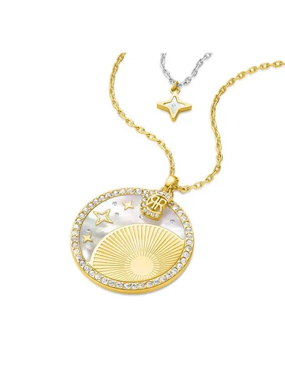 CERRUTI 1881 Ladies NecklaceMother-of-Pearl Pendant with Star Design