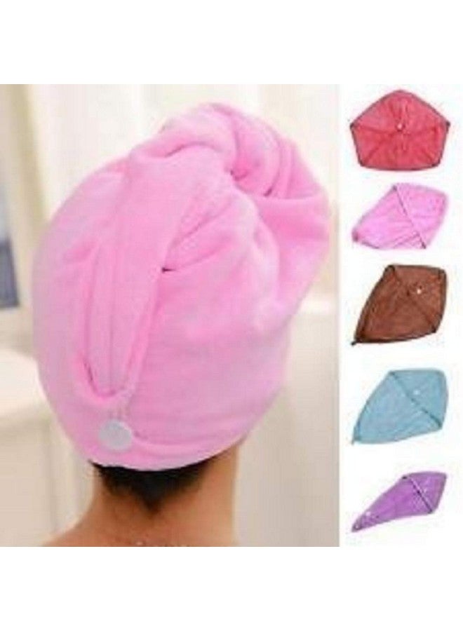 Kytaste 1 Pcs Microfiber Hair Wraps Magic Fast Dry Towel Drying Bath Twist Hat Spa Soft Cap - Image 2