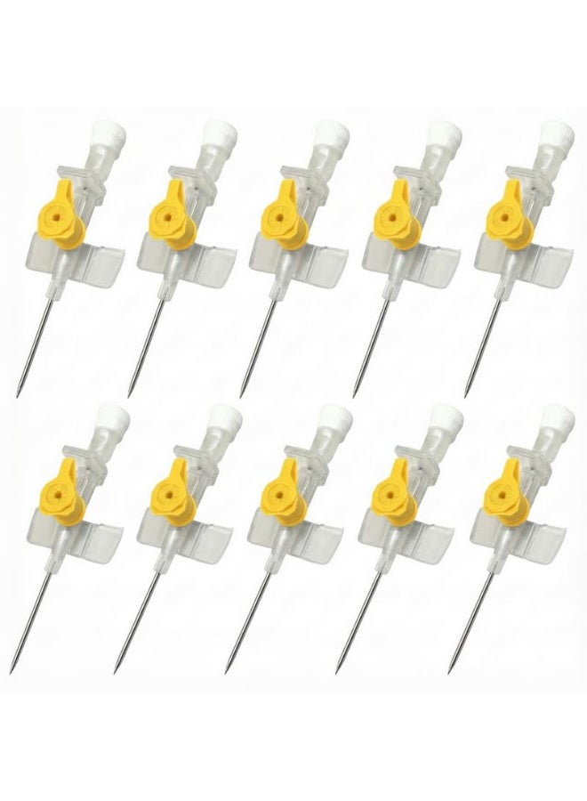 قنية وريدية، 24G - أصفر