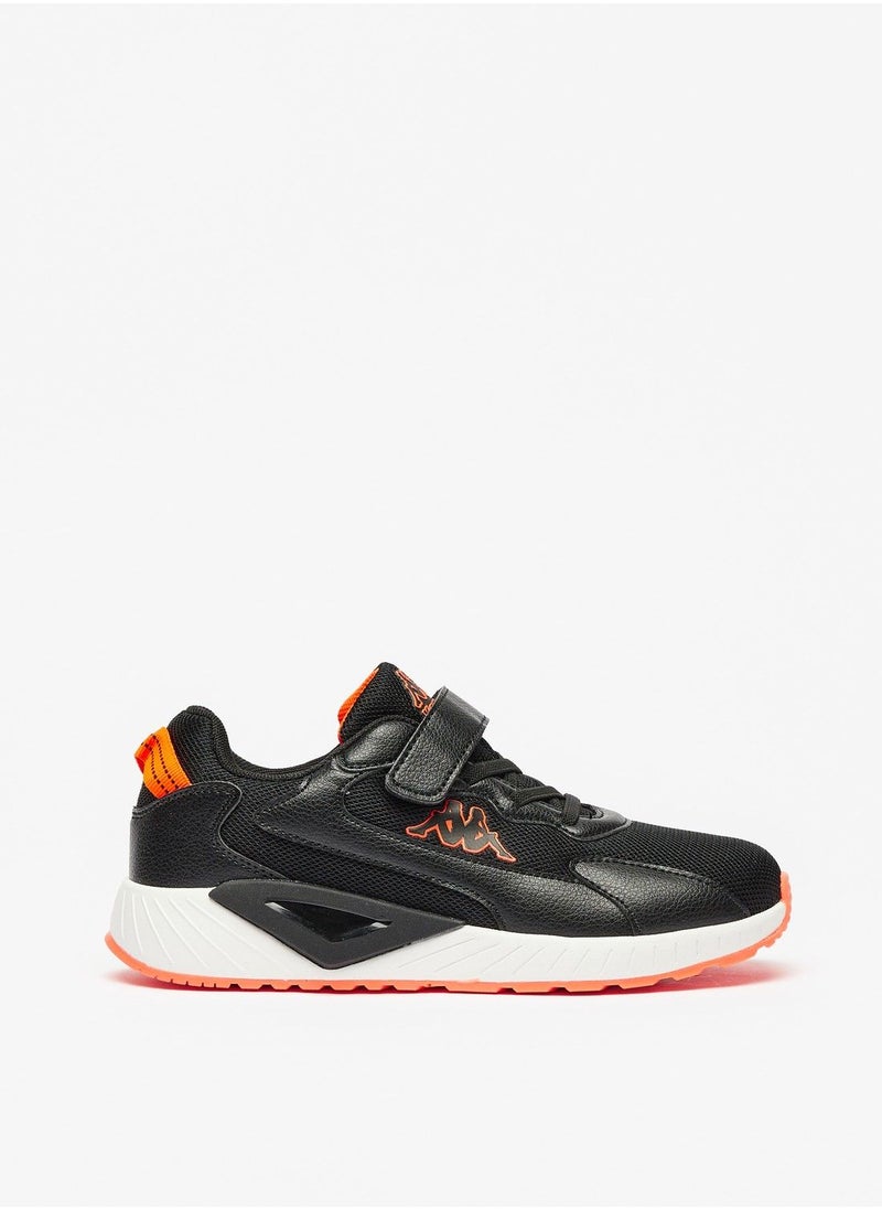 Kappa - Boys Panelled Sports Shoes with Hook and Loop Closure - Image 1