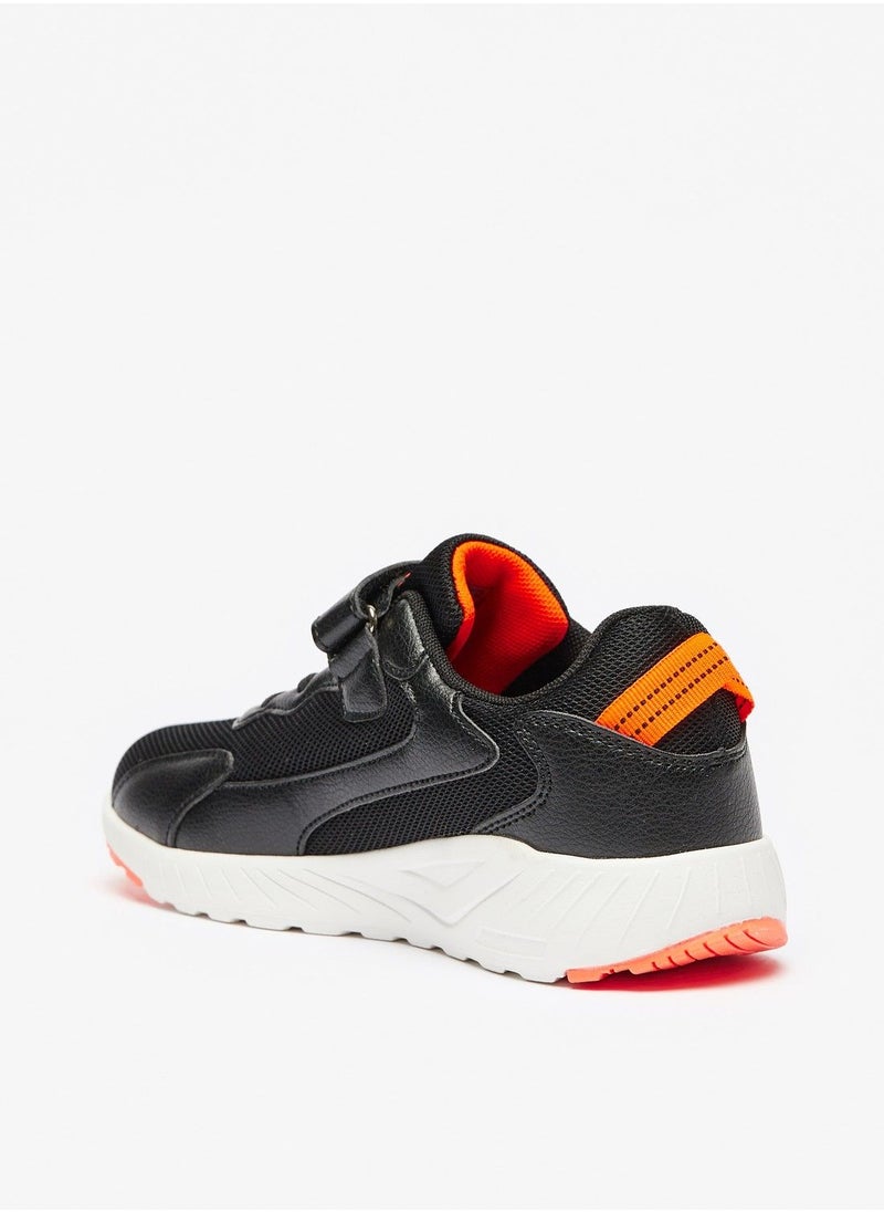 Kappa - Boys Panelled Sports Shoes with Hook and Loop Closure - Image 1