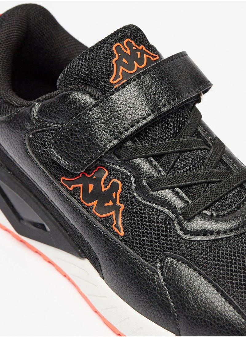 Kappa - Boys Panelled Sports Shoes with Hook and Loop Closure - Image 1
