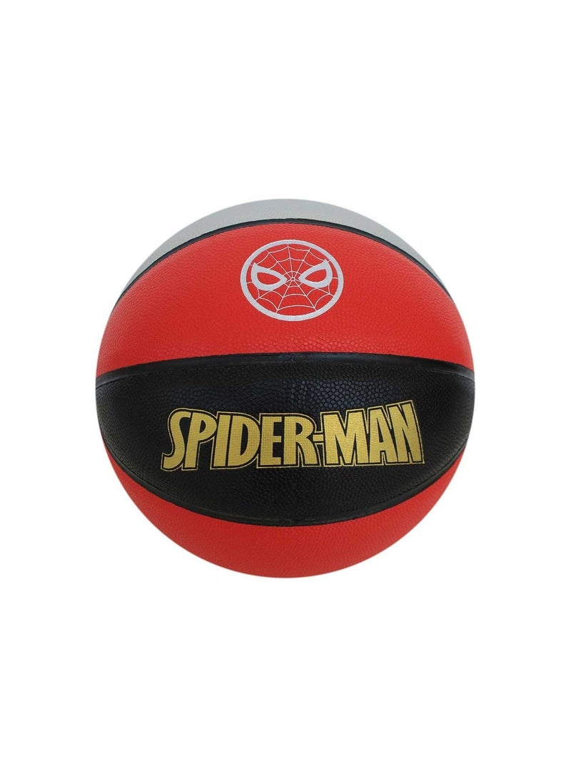 جوريكس كرة السلة، كرة سلة عالية الجودة لجميع الملاعب، كرة سلة مارفل شكل سبايدر مان, مقاس 25 × 25 × 25 سم للعب في الأماكن المغلقة أو الهواء الطلق للمسابقات اللعب الترفيهي للأولاد والبنات والبالغين والأطفال - Image 1