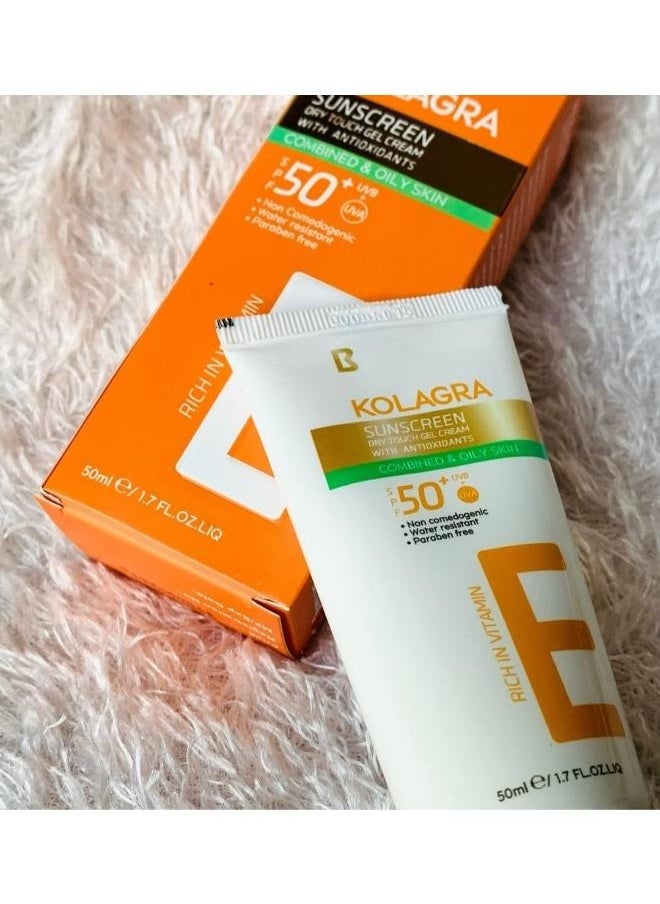 KOLAGRA - Sunscreen Gel Cream SPF50 50 ML - Image 1