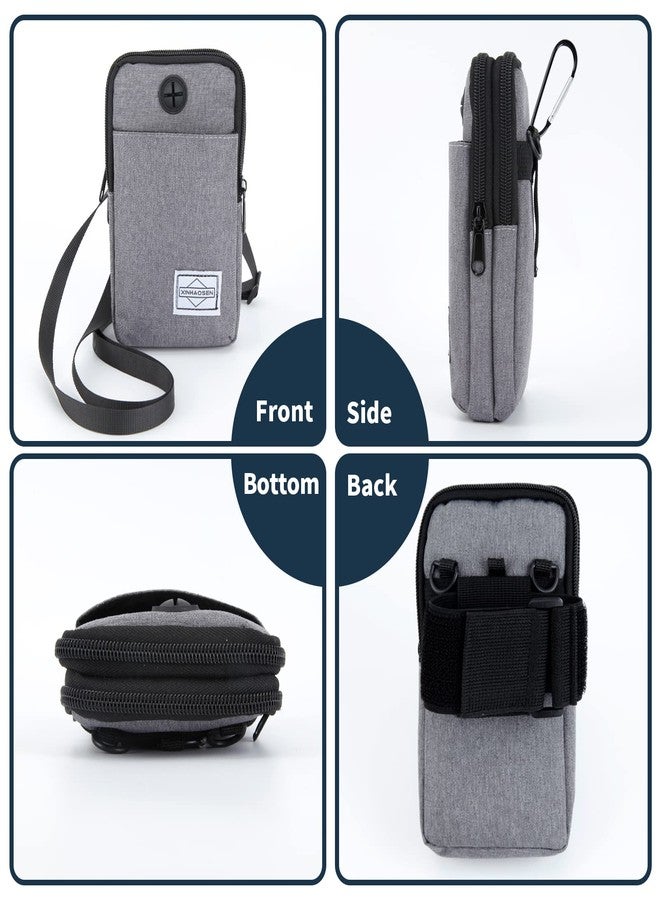 HOTEMIA Cell Phone Purse Waist Pack Bag Travel Crossbody Bag Wristband Sport Armband Wallet with Removable Shoulder Strap, Black, One Size, Sports - Image 2