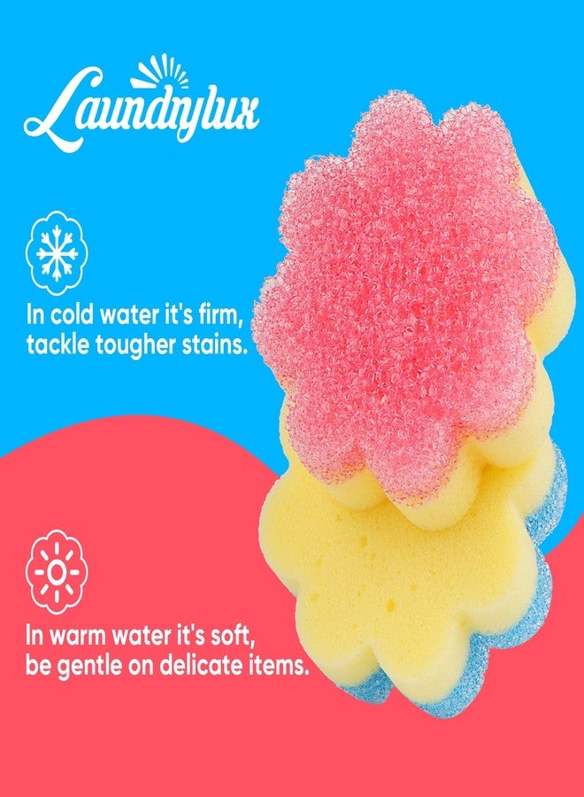 LAUNDRYLUX Scrub Sponge, Dual-Sided Temperature-Responsive Sponge and Scrubber - Non-Scratch - Multipurpose Dish Sponges for Kitchens, Bathrooms, and Outdoor Use - 3 Pack - Image 3