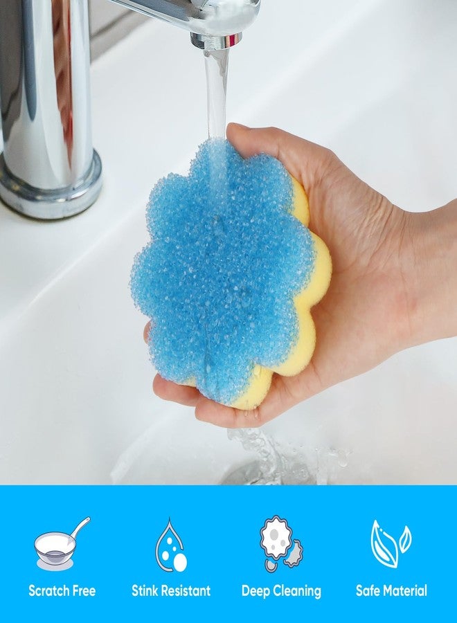 LAUNDRYLUX Scrub Sponge, Dual-Sided Temperature-Responsive Sponge and Scrubber - Non-Scratch - Multipurpose Dish Sponges for Kitchens, Bathrooms, and Outdoor Use - 3 Pack - Image 4