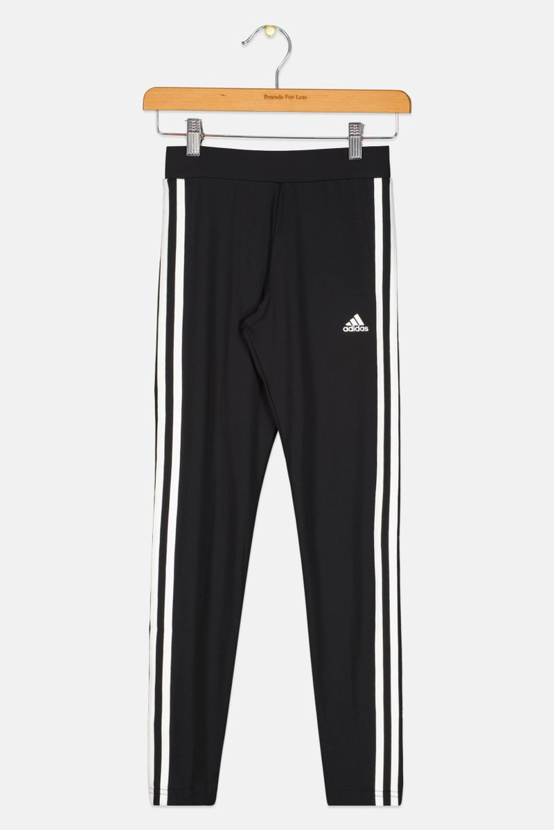 Adidas ليغينغز خارجية للبنات من ماركة، سوداء - Image 1