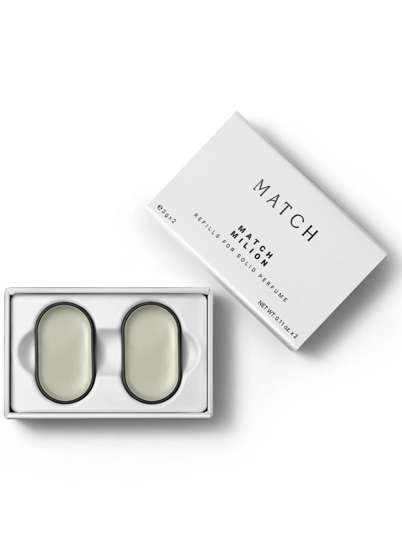 Match Milion – Solid Perfume Refill Capsules - Image 1