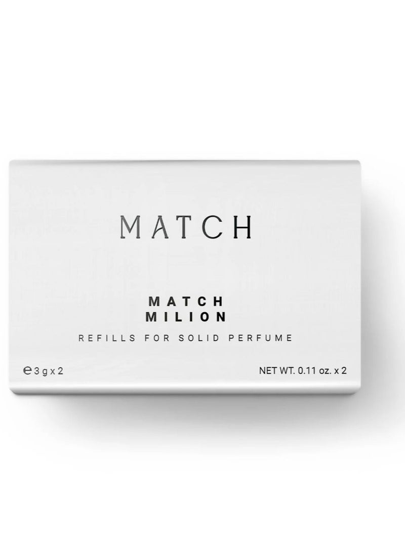 Match Milion – Solid Perfume Refill Capsules - Image 3
